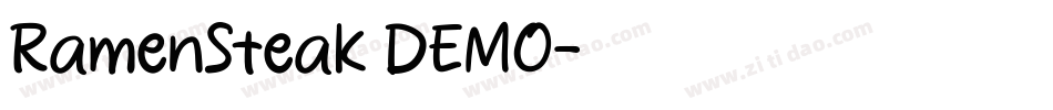 RamenSteak DEMO字体转换